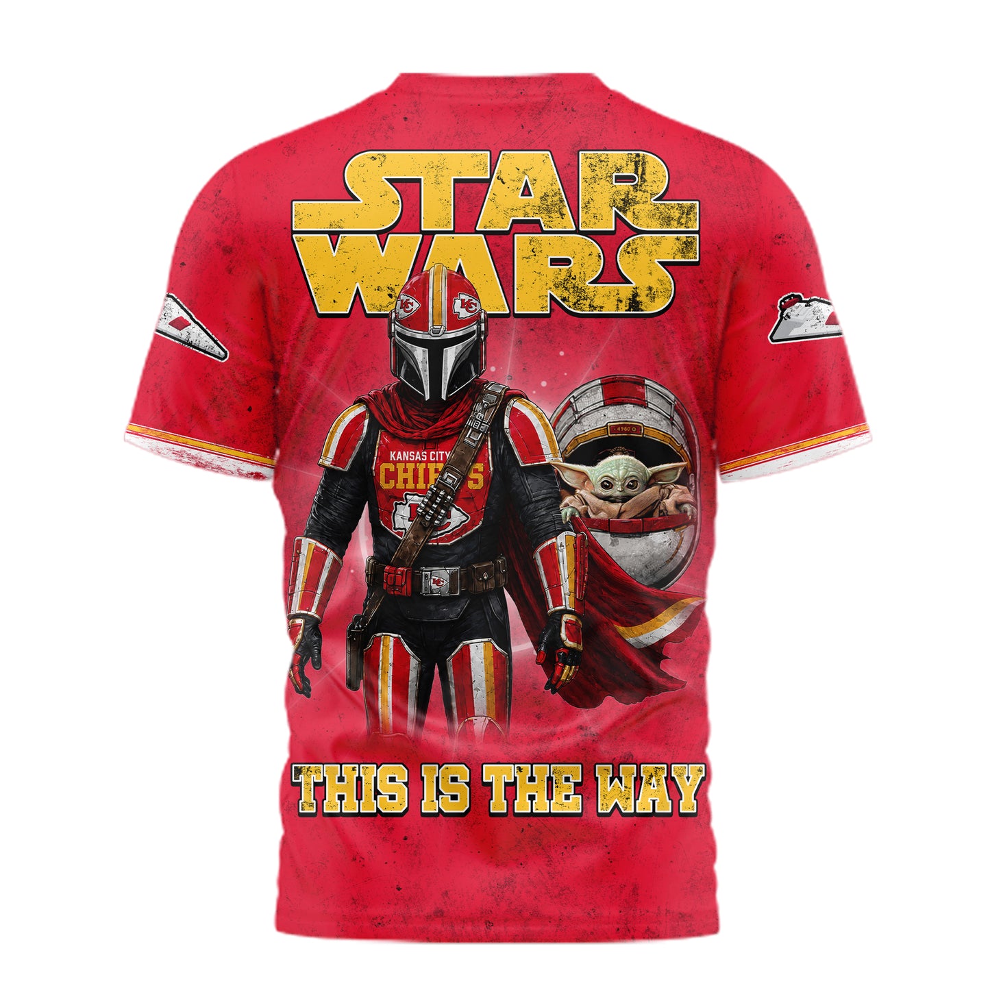 Kansas City Chiefs | Premium NFL This Is The Way Star Wars 3D Shirt | CN28