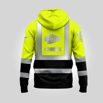 Kansas City Chiefs | Premium NFL Patriotic Hi-Vis Safety Hoodie | IW64