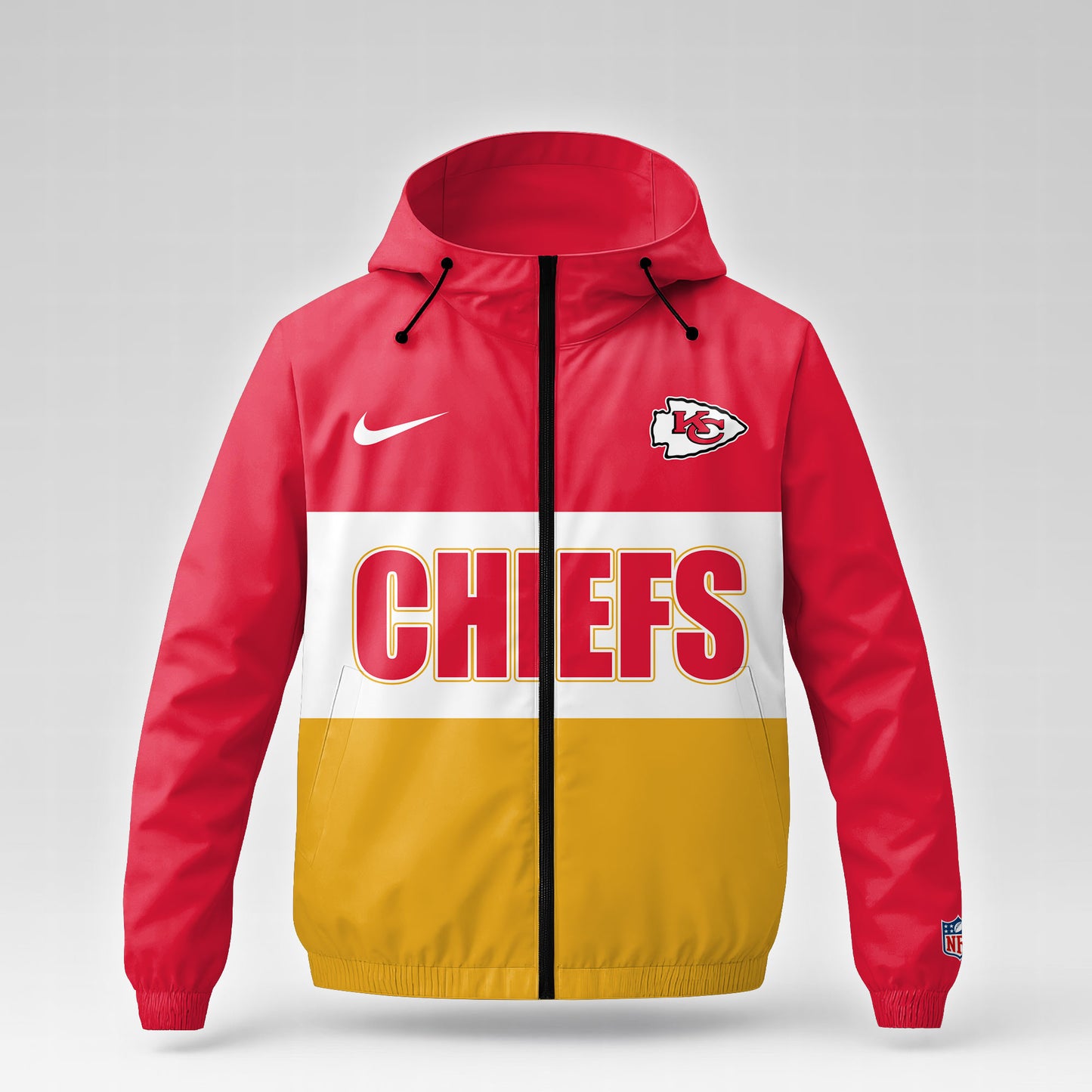 Kansas City Chiefs | Premium NFL Strength Through Christ Windbreaker Jacket NTH1 | KS67