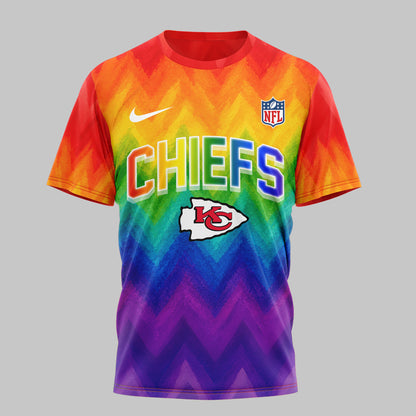 Kansas City Chiefs | Premium NFL Rainbow Pride 3D Shirt NTH1 | OW63