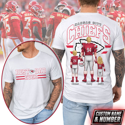 Kansas City Chiefs | Premium NFL Best Dad Ever 3D Shirt NTH1 | GK33