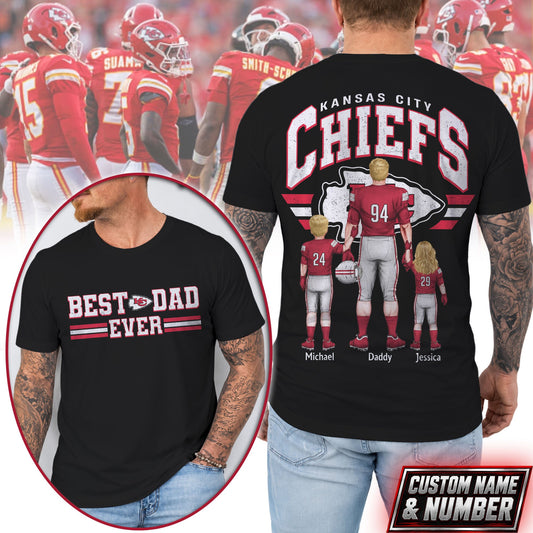 Kansas City Chiefs | Premium NFL Best Dad Ever 3D Shirt NTH1 | GK33