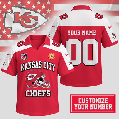 Kansas City Chiefs | Premium NFL Helmet Graphic Jersey NTH1 | HA84