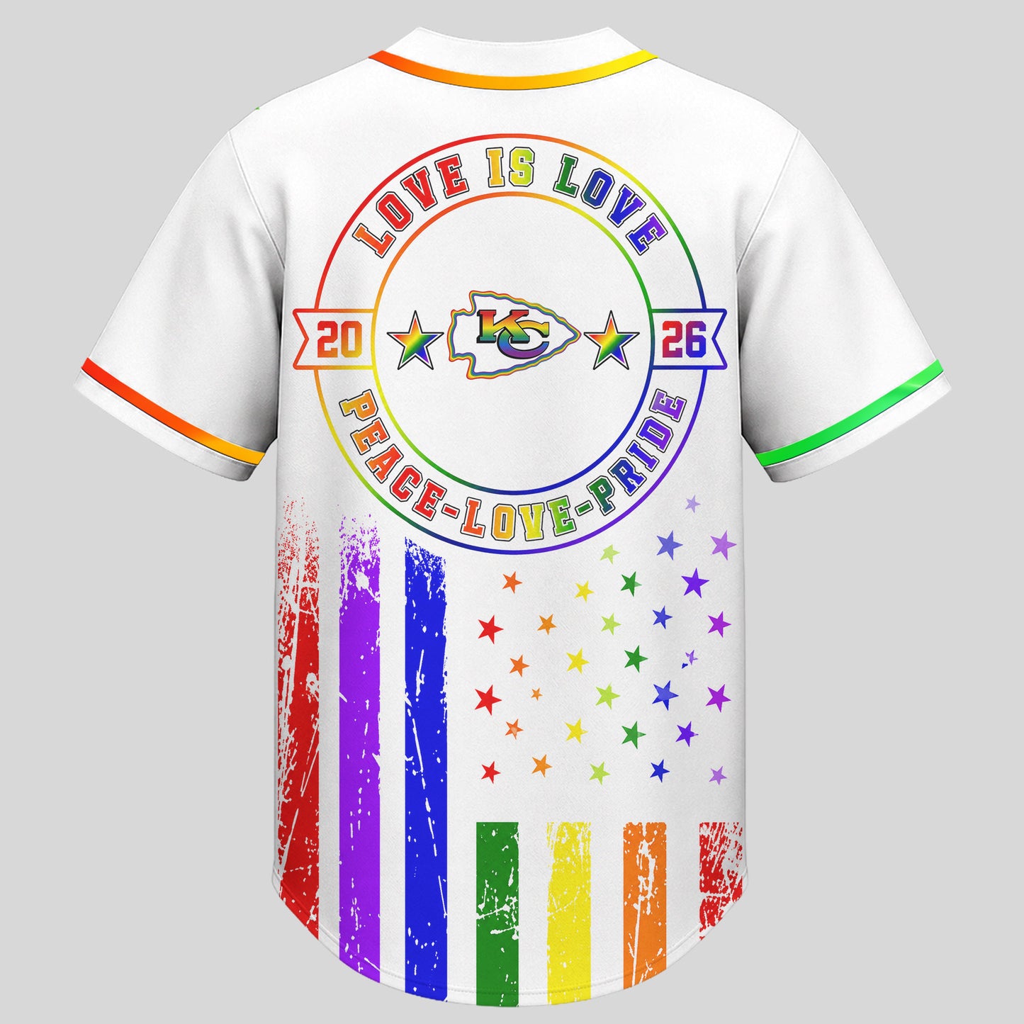 Kansas City Chiefs | Premium NFL Pride Love Limited Edition Jersey NTH1 | JU29