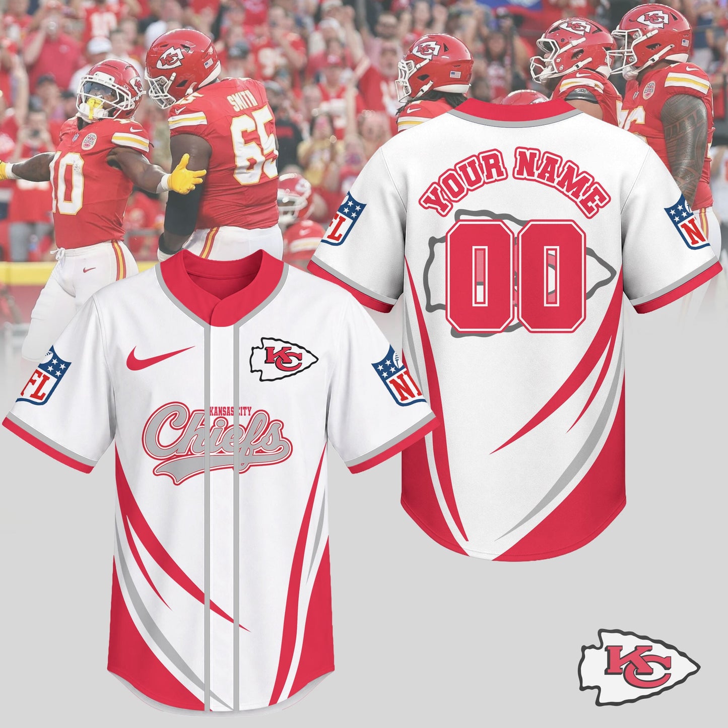 Kansas City Chiefs | Premium NFL Game Day Ready Jersey NTH1 | ST95