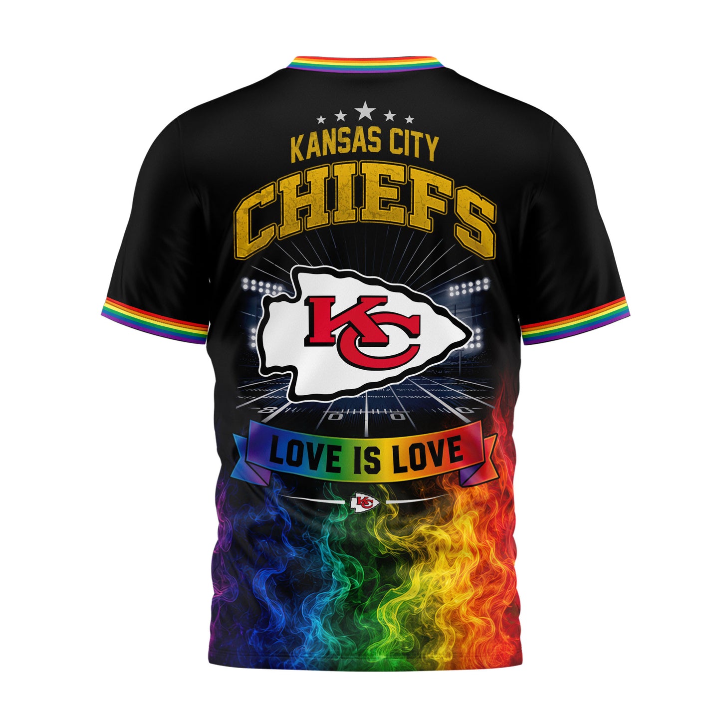 Kansas City Chiefs | Premium NFL Love Is Love 3D Shirt NTH1 | JW43