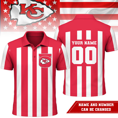 Kansas City Chiefs | Premium NFL Referees 3D Polo Shirt | UW11