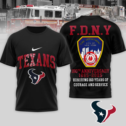 Houston Texans | Premium NFL F.N.D.Y 160th Anniversary 3D Shirt | QY84