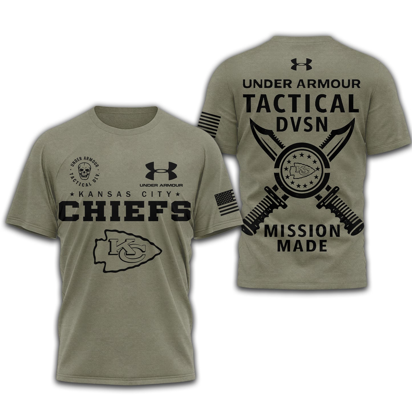 Kansas City Chiefs | Premium NFL Tactical Under Armour 3D Shirt | LP57
