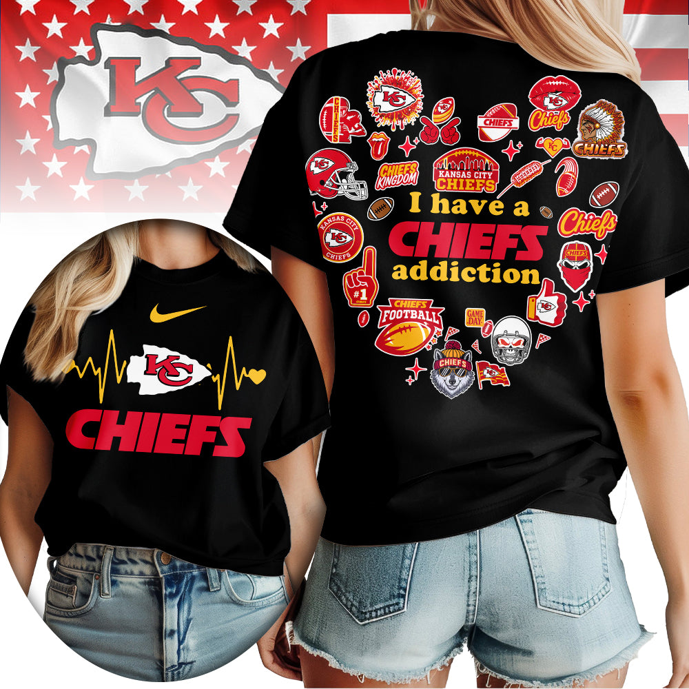 Kansas City Chiefs | Premium NFL Heartbeat Fan Spirit 3D Shirt | ML62