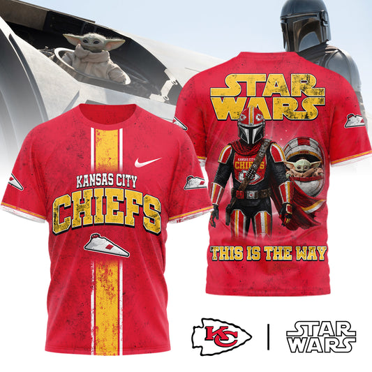 Kansas City Chiefs | Premium NFL This Is The Way Star Wars 3D Shirt | CN28