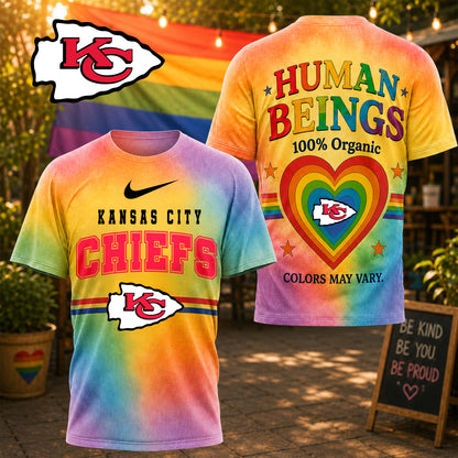 Kansas City Chiefs | Premium NFL Human Being Color May Vary 3D T-Shirt | BS89