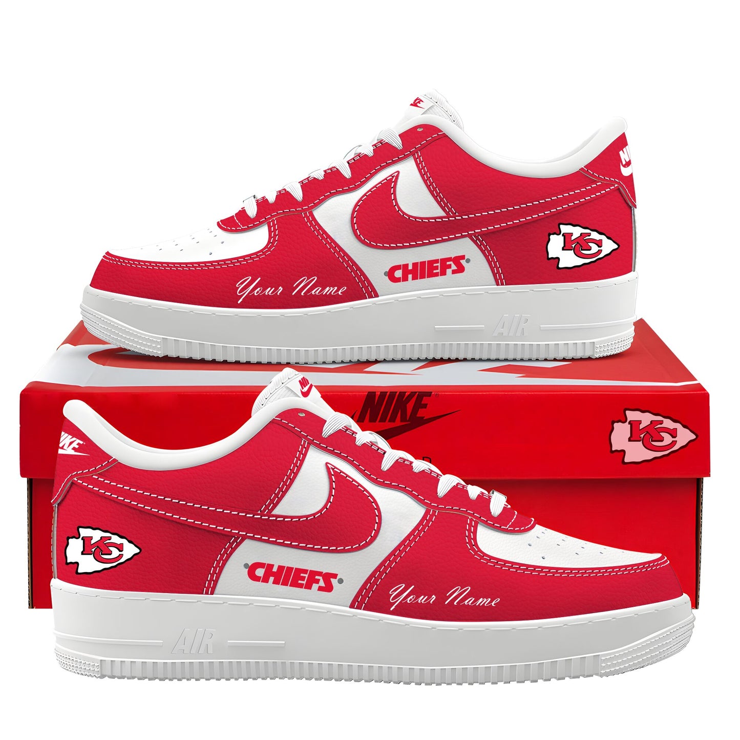 Kansas City Chiefs | Customized AF1 Shoes | HX60