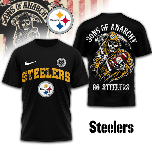 Pittsburgh Steelers | Premium NFL Sons of Anarchy 3D Shirt | LW48