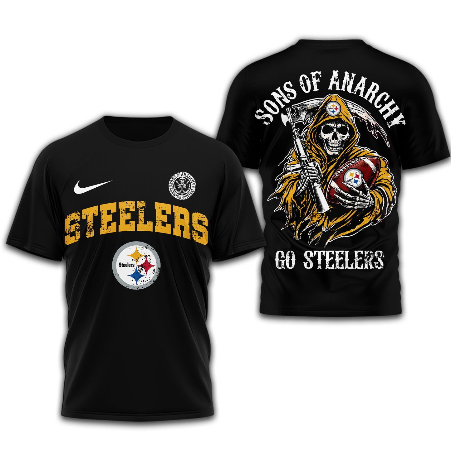 Pittsburgh Steelers | Premium NFL Sons of Anarchy 3D Shirt | LW48