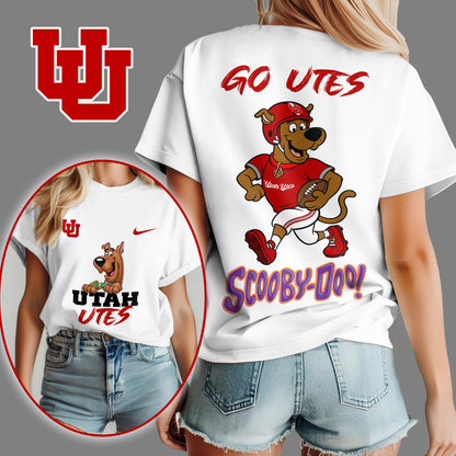 Utah Utes | Premium NFL Scooby-Doo Fan Women's T-Shirt NY | DQ41