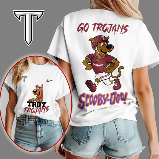 Troy Trojans | Premium NFL Scooby-Doo Fan Women's T-Shirt NY | FW43