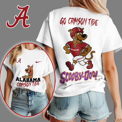 Alabama Crimson Tide | Premium NCAA Scooby-Doo Fan Women's T-Shirt NY | NC15