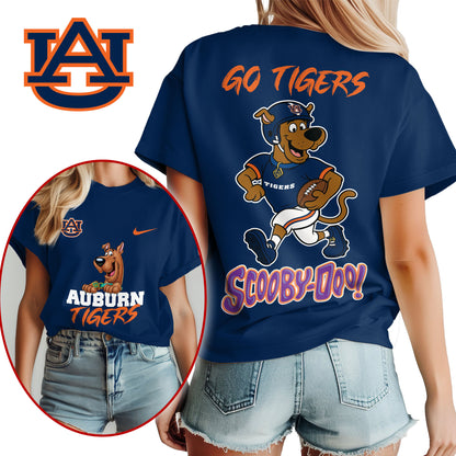 Auburn Tigers | Premium NCAA Scooby-Doo Fan Women's T-Shirt NY | DL39