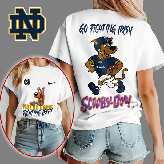 Notre Dame Fighting Irish | Premium NCAA Scooby-Doo Fan Women's T-Shirt NY | QR46