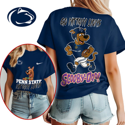 Penn State Nittany Lions | Premium NCAA Scooby-Doo Fan Women's T-Shirt NY | GN84