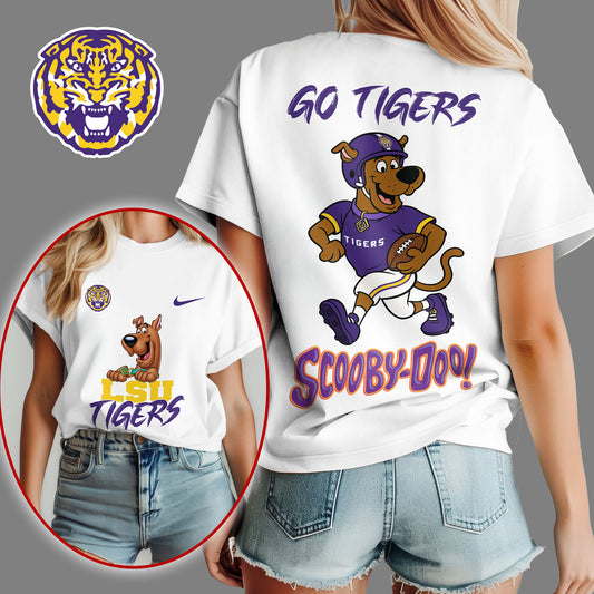 LSU Tigers | Premium NCAA Scooby-Doo Fan Women's T-Shirt NY | UR14