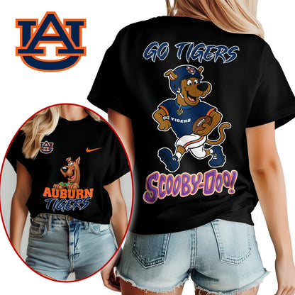 Auburn Tigers | Premium NCAA Scooby-Doo Fan Women's T-Shirt NY | MZ11