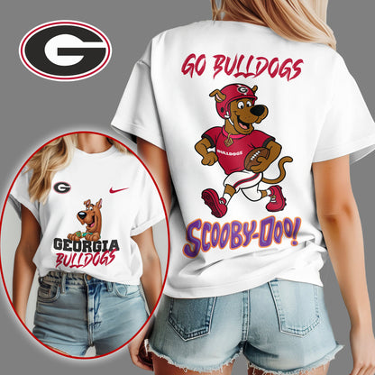 Georgia Bulldogs | Premium NCAA Scooby-Doo Fan Women's T-Shirt NY | DS33