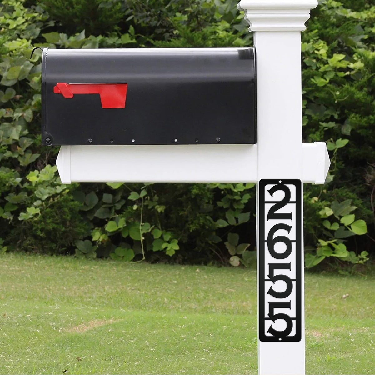 House Numbers, 2 Mailbox Post Address Number Plaques