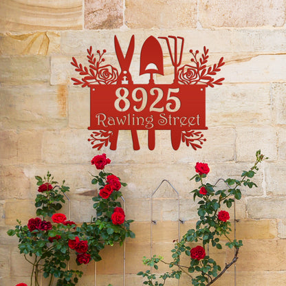 Custom Garden Tools  House Numbers - Address Numbers for the Home