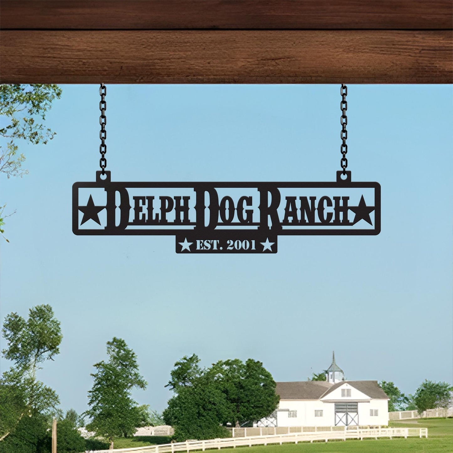 Personalized Metal Farm Entrance Sign, Custom Ranch Metal Sign, Large Family Name Sign, Established Sign, Family Name Plaque, Farmer Gift