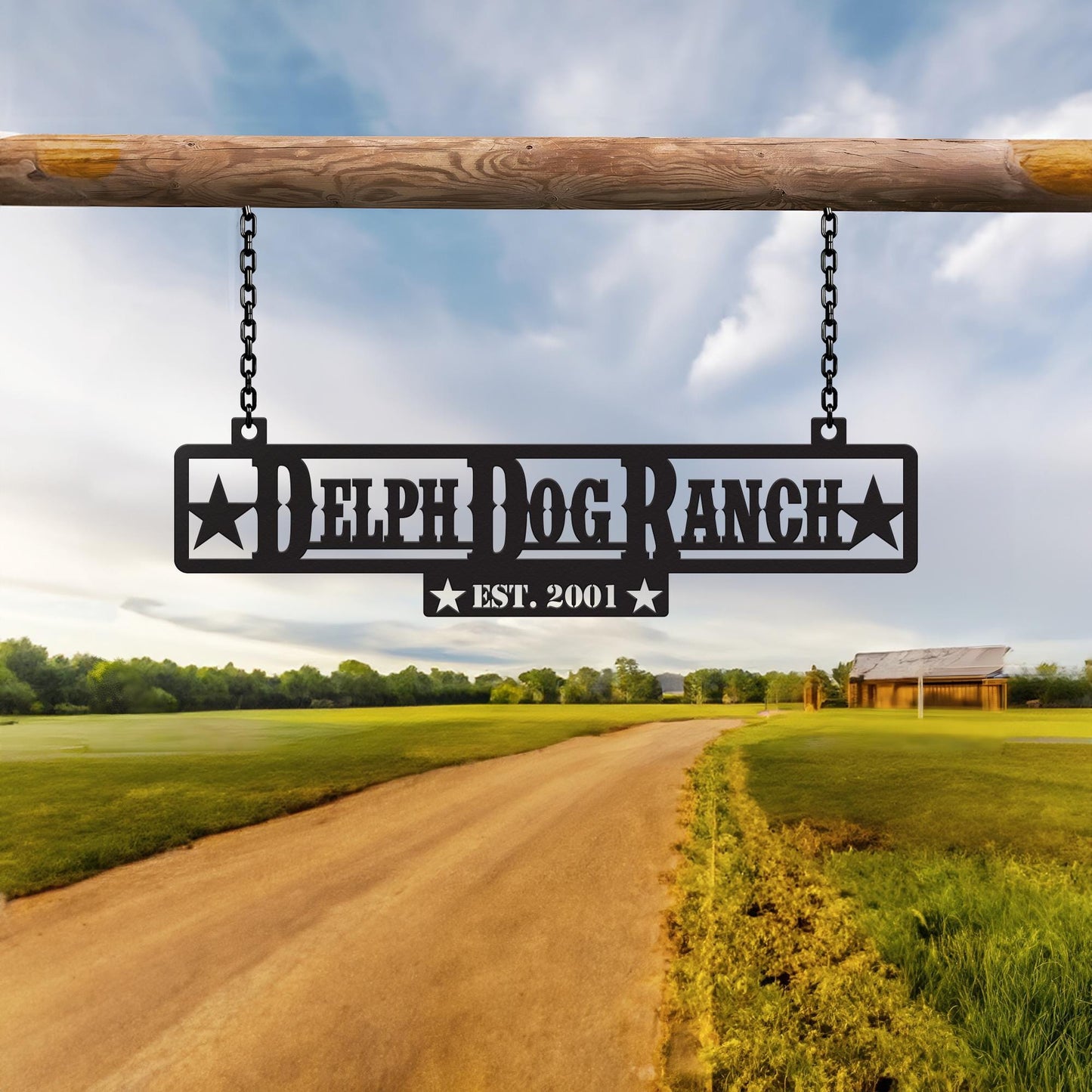 Personalized Metal Farm Entrance Sign, Custom Ranch Metal Sign, Large Family Name Sign, Established Sign, Family Name Plaque, Farmer Gift