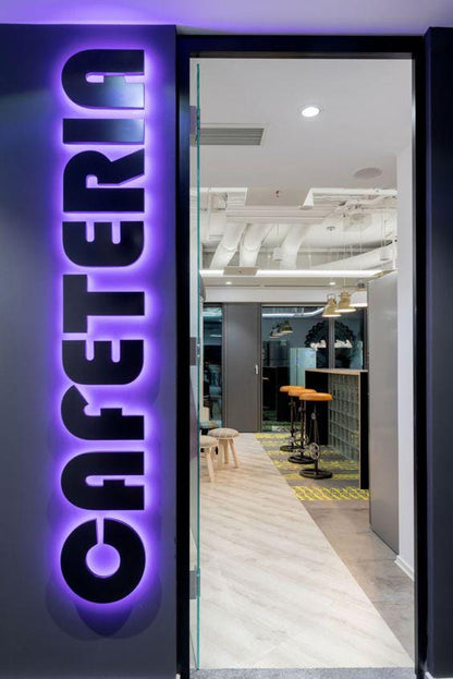 Illuminated 3D Sign, Salon Wall Logo, Custom LED Signage, Backlit Channel Letter, Light up Sign for Business