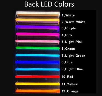 Business logo Signs, Personalised LED Sign, Round Acrylic Backlit Sign, Light up 3D Signage, Neon Acrylic Sign, Illuminated Signage