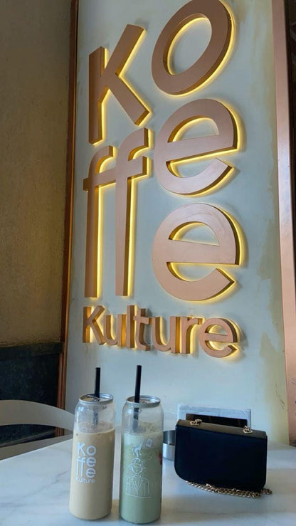 Illuminated 3D Sign, Salon Wall Logo, Custom LED Signage, Backlit Channel Letter, Light up Sign for Business