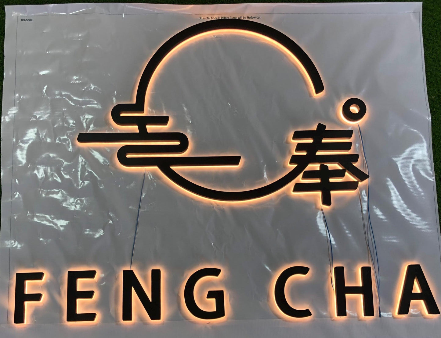 Business Logo Sign, Backlit Metal Letters, 3D Business Signboard, Clinic Sign, Sign for office, Outdoor Light Sign, Personalised Signage
