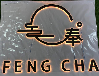 Business Logo Sign, Backlit Metal Letters, 3D Business Signboard, Clinic Sign, Sign for office, Outdoor Light Sign, Personalised Signage