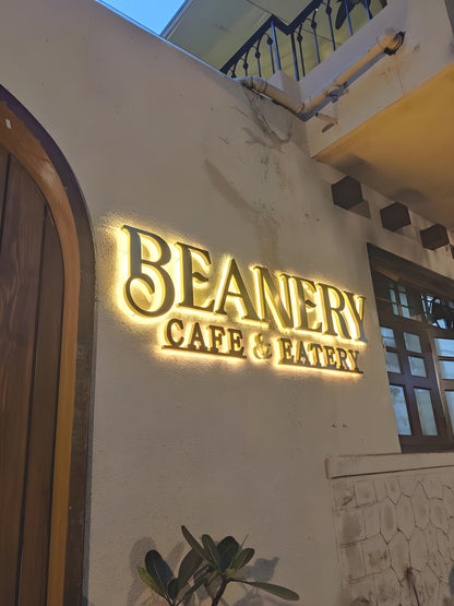 Custom Sign, Backlit Business Sign, Illuminated Logo Sign, Personalized 3D Signboard, Office Sign, LED Sign, Channel Letters, Salon Sign