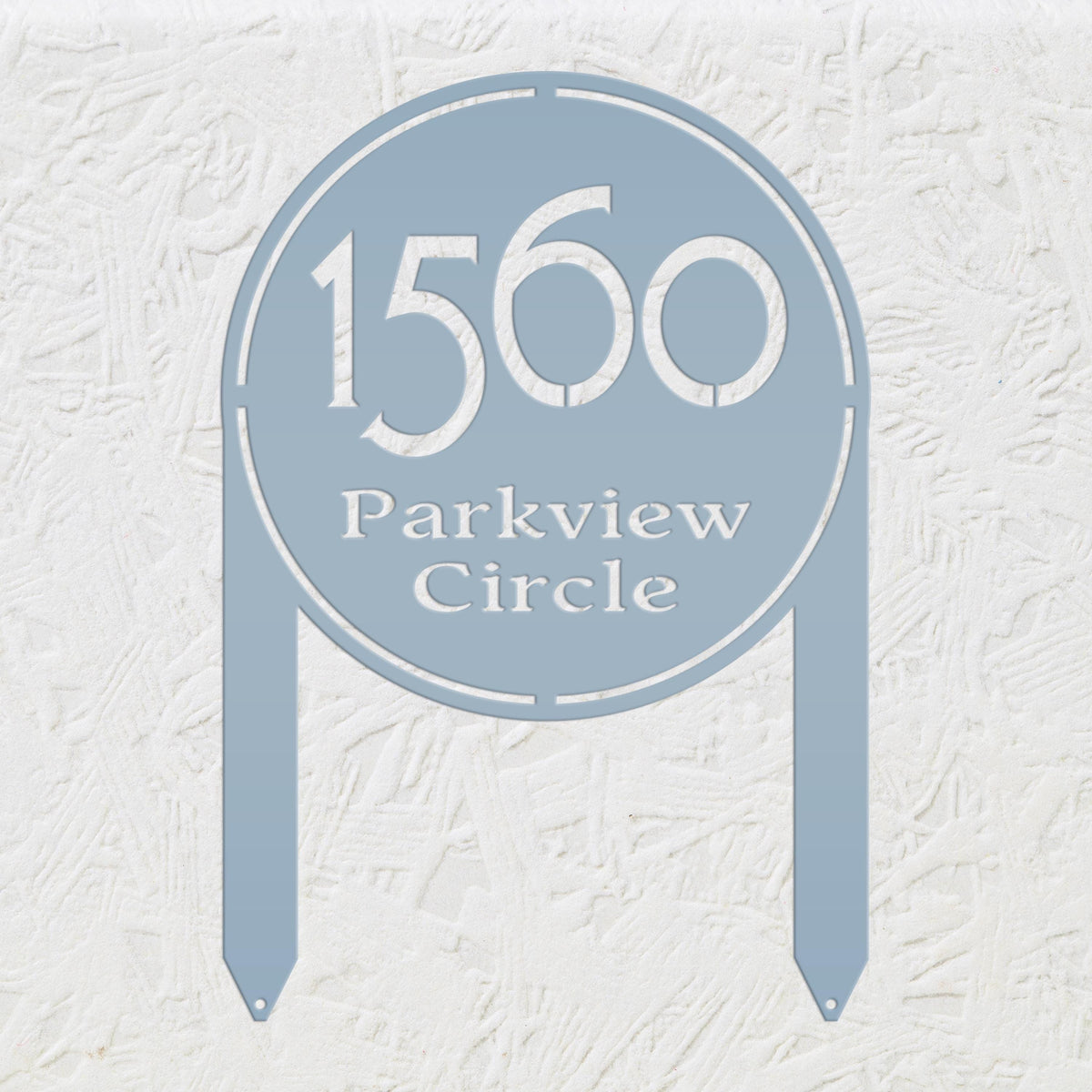 Address Sign Yard Stake, Metal Street Address Sign, Lawn Marker, Realtor Gift, Customizable Signage, Personalized Outdoor Business Decor