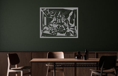 Charnel House Metal Wall Art, Extra Large Pablo Picasso Painting, Modern Minimal Wall Art, Picasso Line Art, Charnel Decor,Home Office Decor
