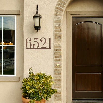 Simple Custom House Numbers