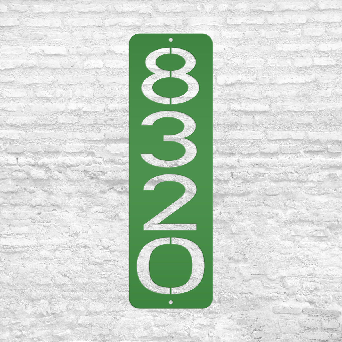 Address Numbers, Metal Vertical House Sign, Custom Mailbox Number, Modern Home Signage, Front Porch Street Decor, Weather Resistant Durable