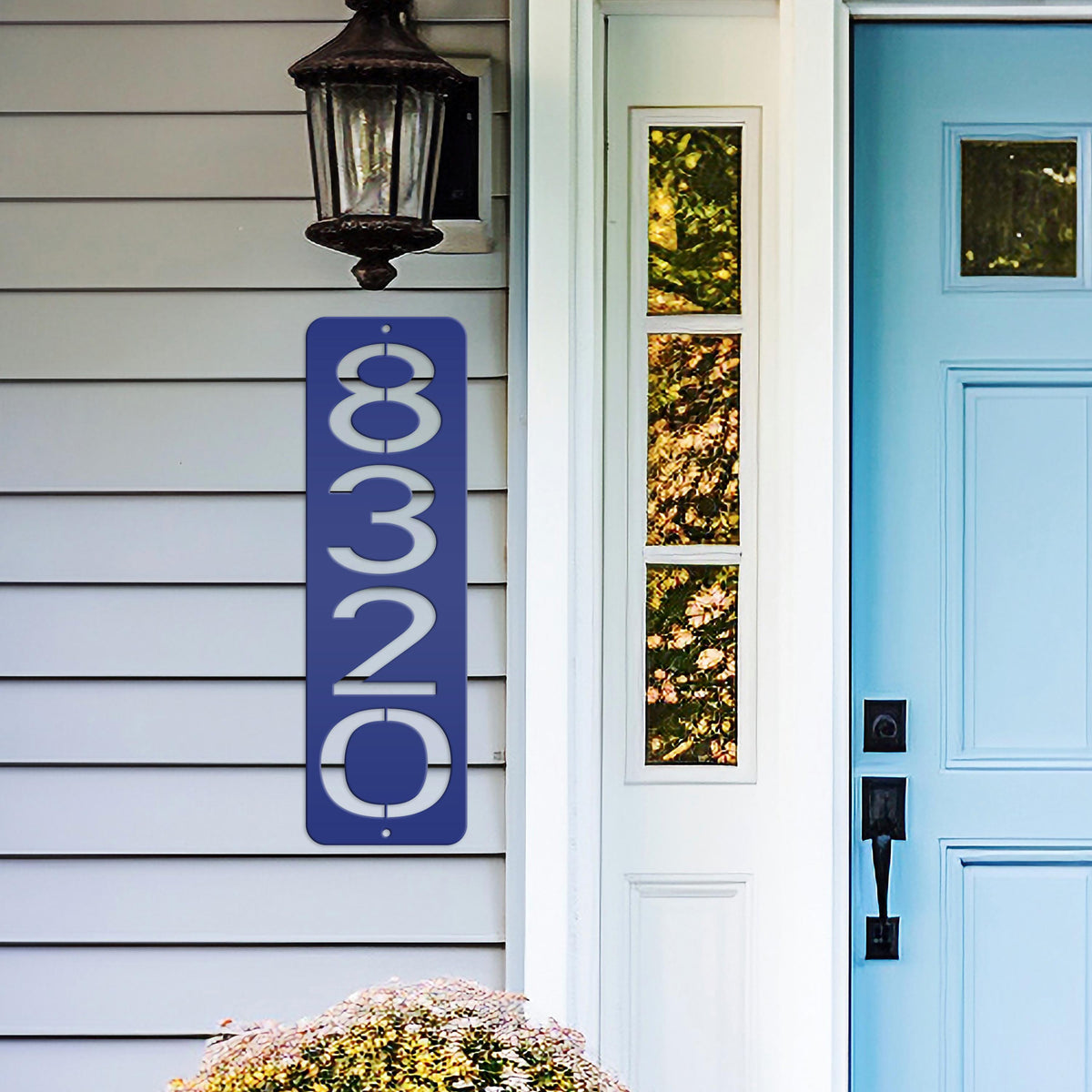 Address Numbers, Metal Vertical House Sign, Custom Mailbox Number, Modern Home Signage, Front Porch Street Decor, Weather Resistant Durable