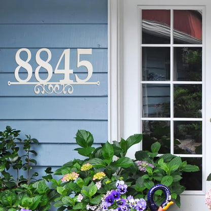 House Number Sign, Custom Mailbox Numbers, Outdoor Wall Decor, Personalized Street Address Plaque