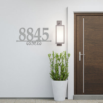 House Number Sign, Custom Mailbox Numbers, Outdoor Wall Decor, Personalized Street Address Plaque