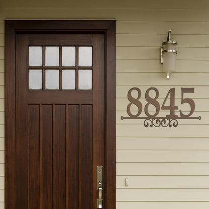 House Number Sign, Custom Mailbox Numbers, Outdoor Wall Decor, Personalized Street Address Plaque