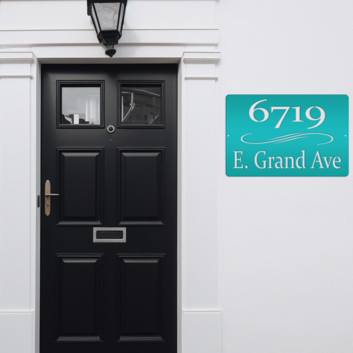 Personalized Home Address Metal Sign
