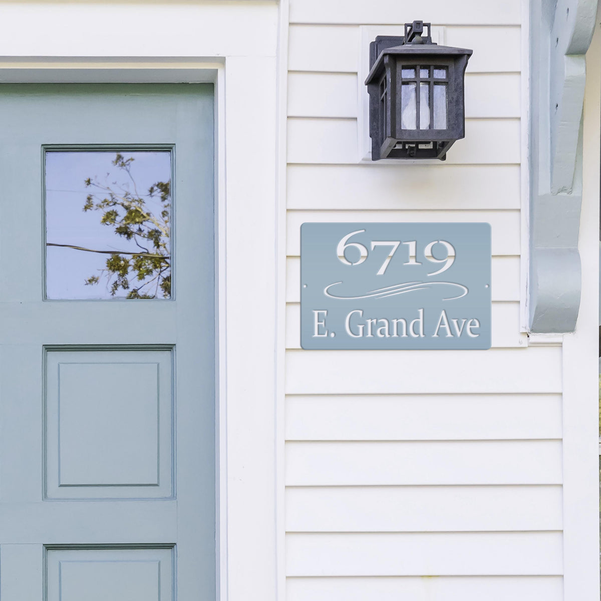 Personalized Home Address Metal Sign