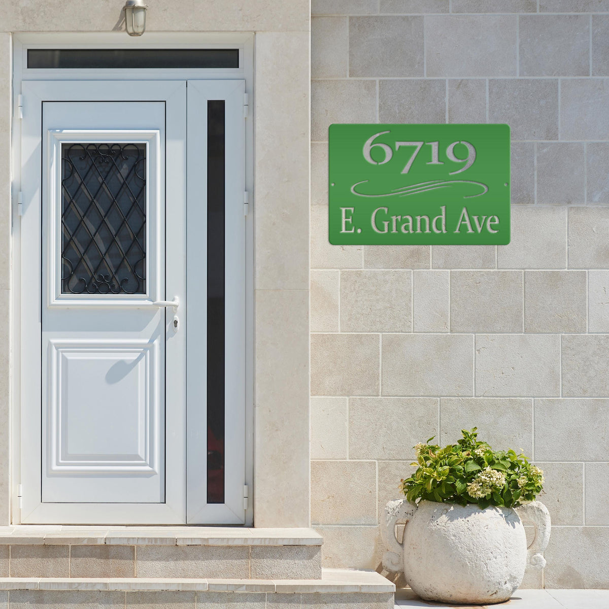 Personalized Home Address Metal Sign