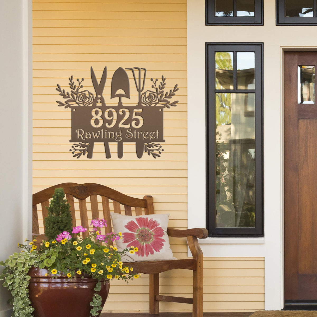 Custom Garden Tools  House Numbers - Address Numbers for the Home